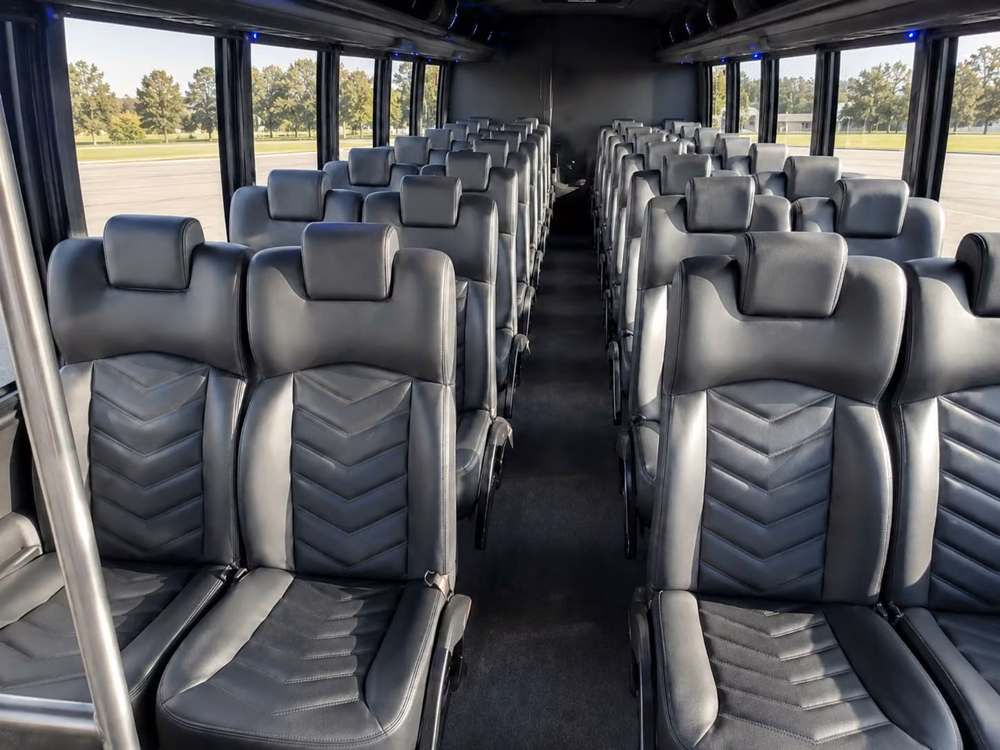 15 passenger minibus inside