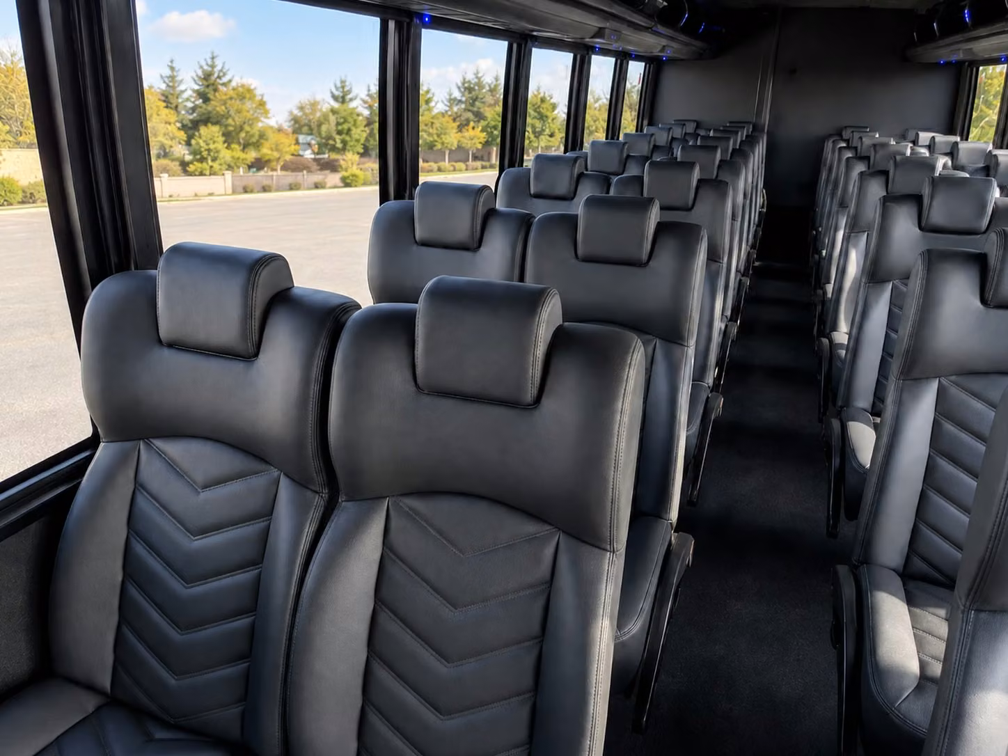 20 passenger minibus inside