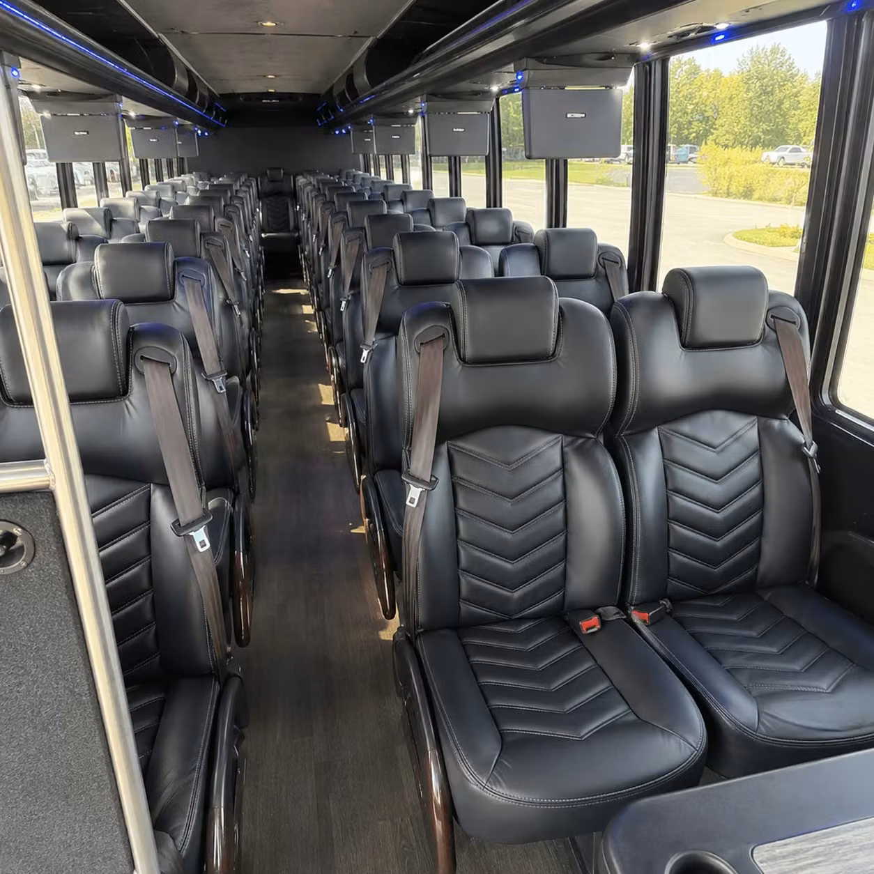 28 passenger minibus interior