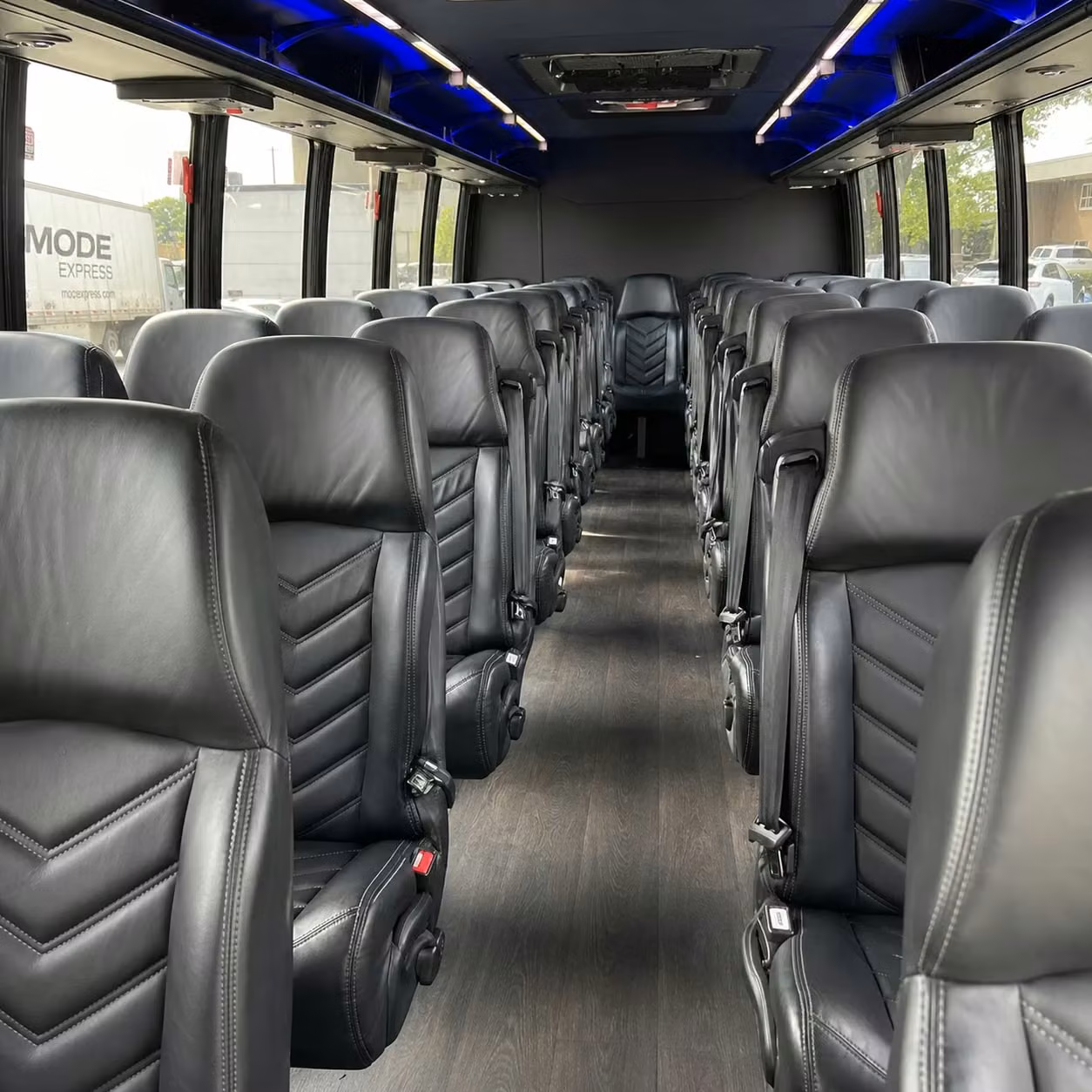 30 passenger minibus inside