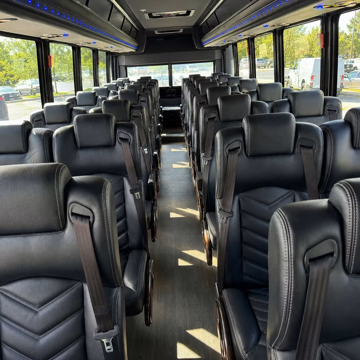 30 passenger minibus interior
