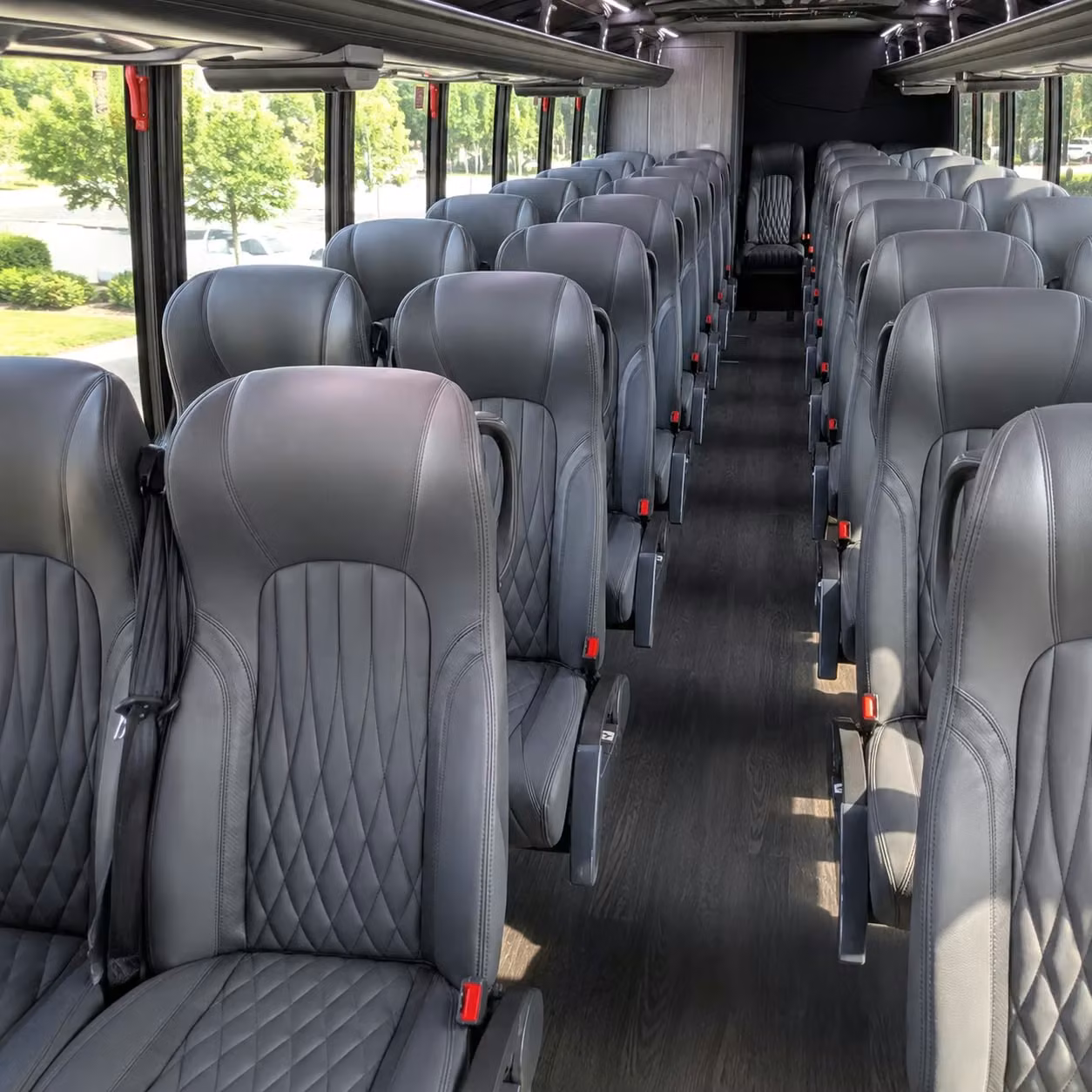 35 passenger minibus interior