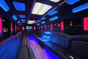 Spokane Limousine Bus Interior