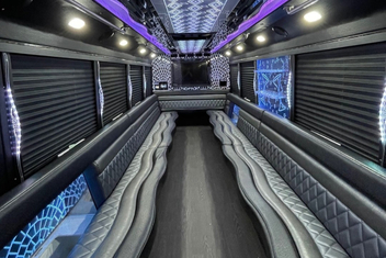 Spokane Party Bus Interior