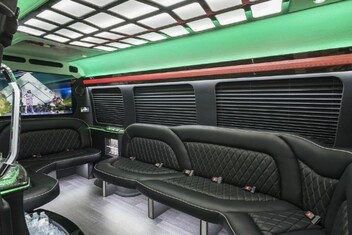 Spokane Sprinter Party Bus Interior